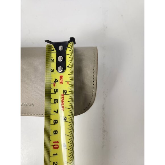 Georgio Armani Silver/Cream Lined Snap Close Eyeglass Sunglass Case - Picture 11 of 11